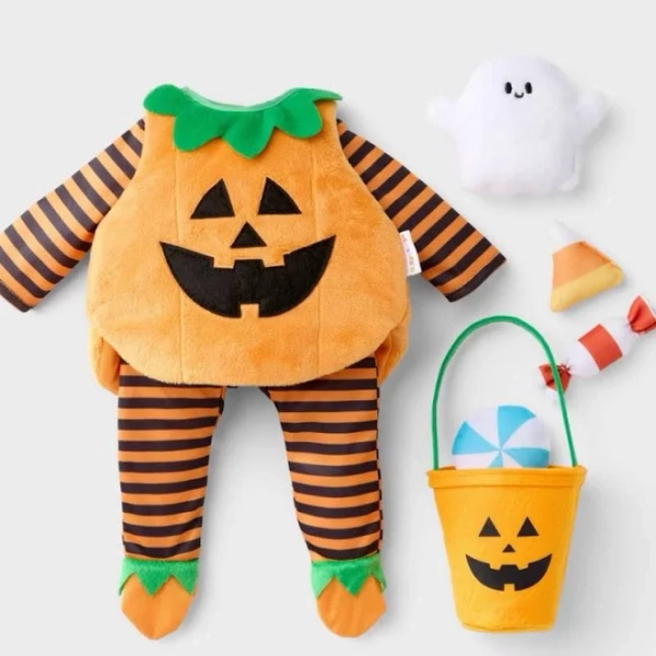 Target New 14" Baby Doll Halloween Costume Pumpkin Outfit - Dress-Up Pretend Play - New Toys & Collectibles