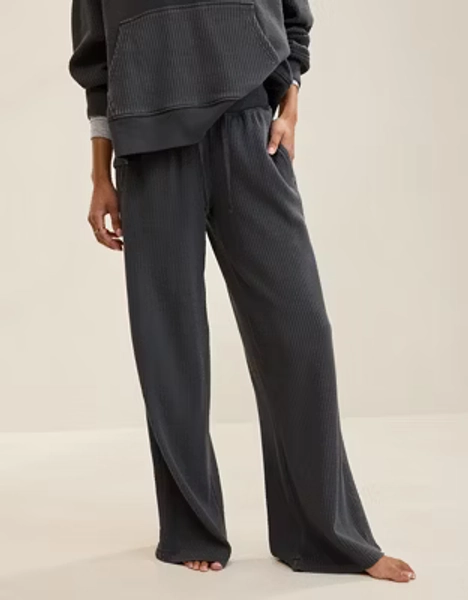 Aerie Essential Waffle Trouser