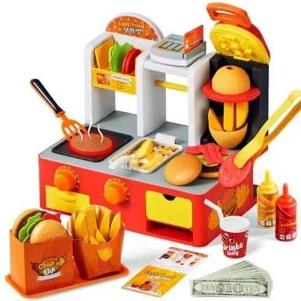 Joyfy Kids Fast Food Play Set