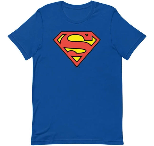 Superman Logo T-Shirt Royal Blue T-Shirt / SM