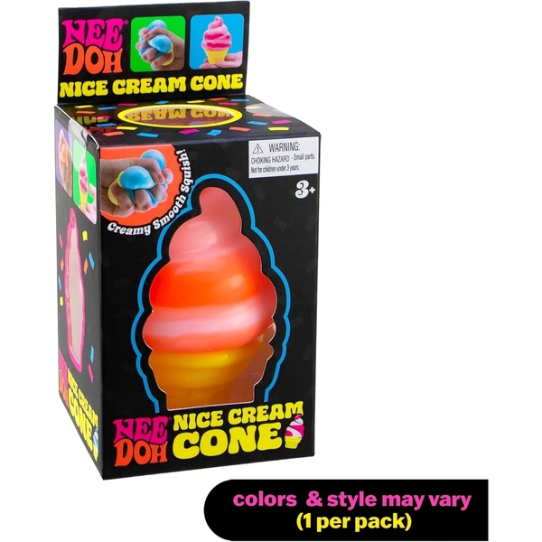 Schylling Needoh Nice Cream Cone - Sensory Squeeze Toy - Colors May Vary - Walmart.com