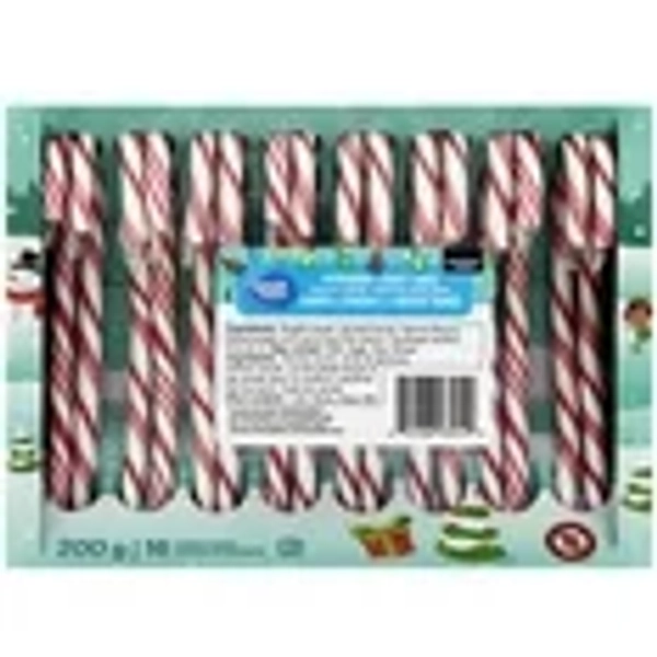 Great Value Peppermint Candy Canes, Naturally Flavoured, 16 Candy Canes
