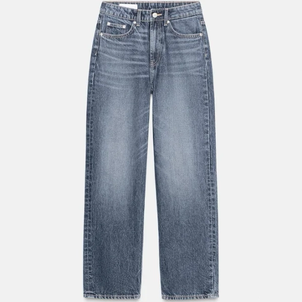 Zara Women's Trf Mom Fit High Waist Jeans