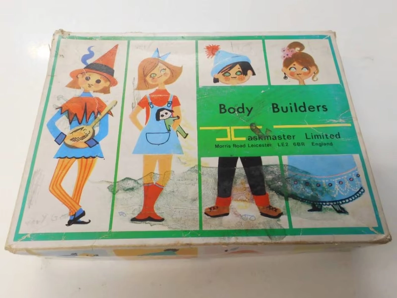 Body Builders paper doll-style toy from Askmaster Limited