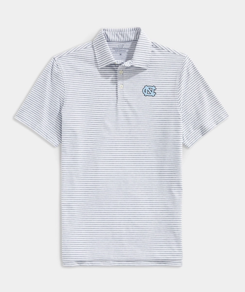 University Of North Carolina Winstead Stripe Sankaty Performance Polo
