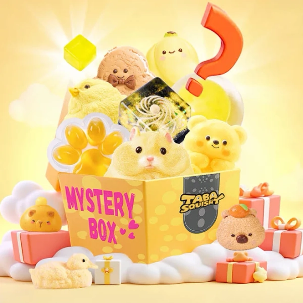 TABASQUISHY Yellow Series Blind Bag Taba Squishy Squeeze Toys
