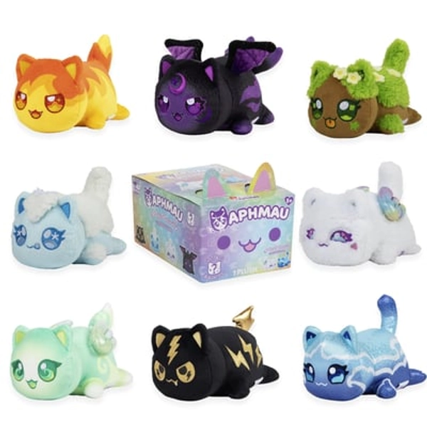 Aphmau 6” MeeMeow Mystery Plush – Series 8, YouTube Gaming Channel, Blind Box, 1 of 8 Possible Toys, Aphmau Fun Elemental MeeMeows, Official Merch