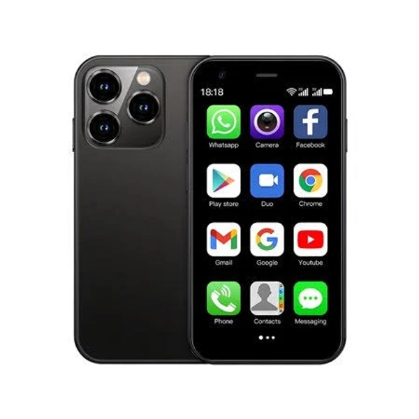 Gjx Mini Phone for Kids-3 inch Android 8.1 with Parental Controls,Face Id,Dual Sim,Includes Case -Tiny Phone Small Unlocked Cell Phone-Perfect Gift (