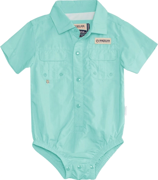 Magellan Outdoors Infant Boys' Laguna Madre Onesie Beach Glass