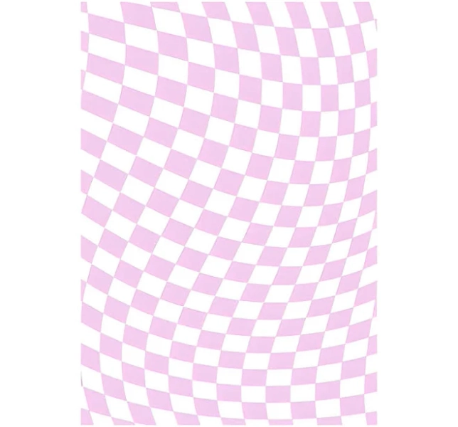 Pastel Curvy Checker Carpet