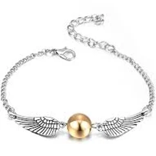 Wholesale Hot Movie Jewelry Deathly Hallows Antique Bronze Silver Golden Snitch Bracelet Golden Snitch Bracelets for Cosplay