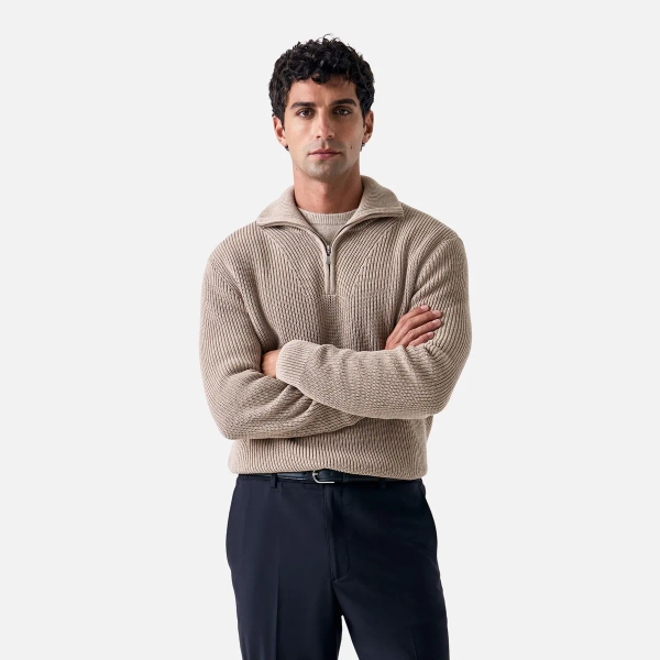 Suéter Tricot Mariner Khaki Masculino