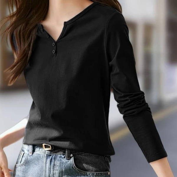 Women's Long Sleeve Comfortable Fabric Base Layer T-Shirt