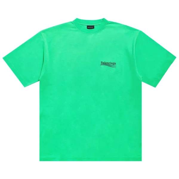 Buy Balenciaga Political Campaign T-Shirt 'Green' - 641675 TPVD3 3600 | GOAT