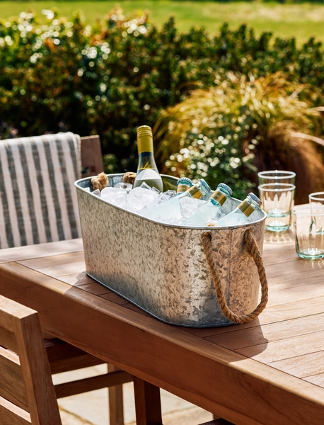 Wendlebury Oval Drinks Bucket - Galvanised Steel