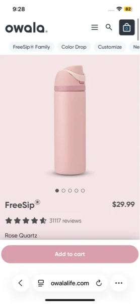 FreeSip® Water Bottle