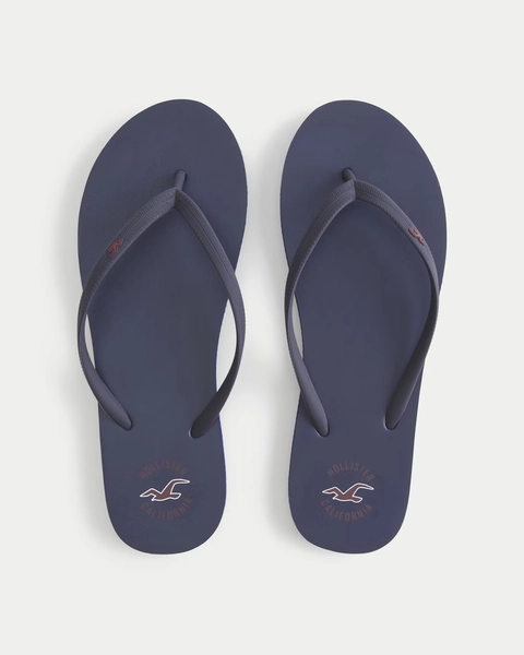 Rubber Logo Flip Flops