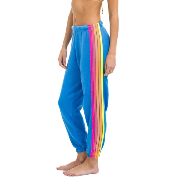 Aviator Nation Women's 5 Stripe Sweatpants
