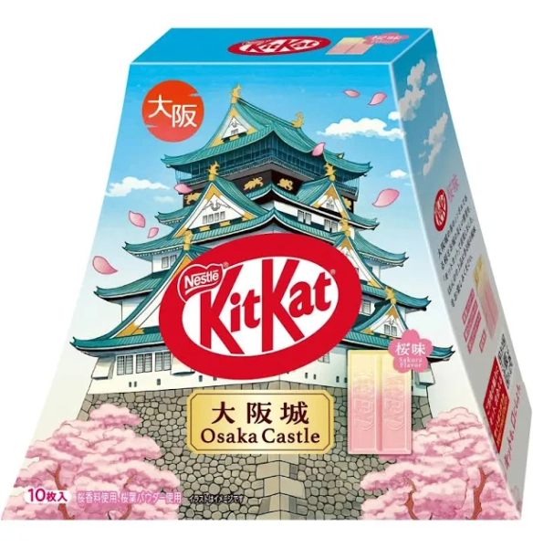 Nestle Sakura Kitkat Osaka Castle Flavor White Chocolate Wafer