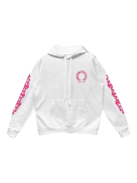 Chrome Hearts horseshoe-logo Graphic Hoodie | White | FARFETCH