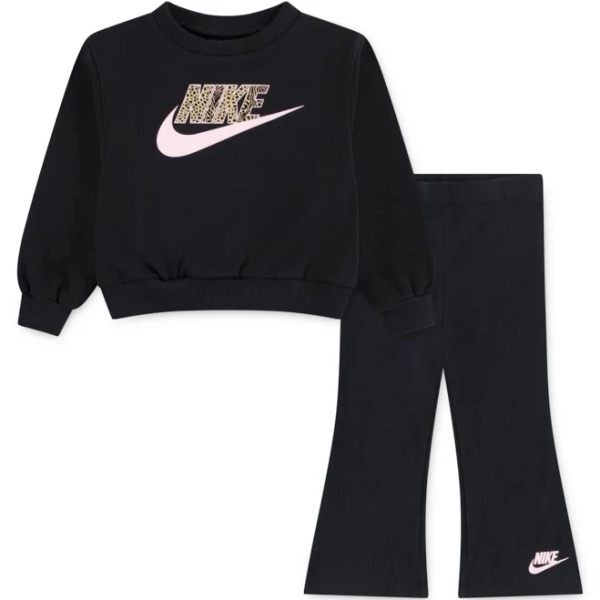 Nike Girls' 2-Piece Wild Warmth Sweatshirt and Flare Leggings Set