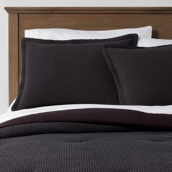 Washed Waffle Weave Comforter and Sham Set - Threshold™ : Target