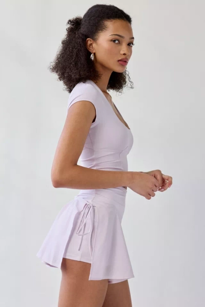 Out From Under Studio Woven Wrap Mini Skort