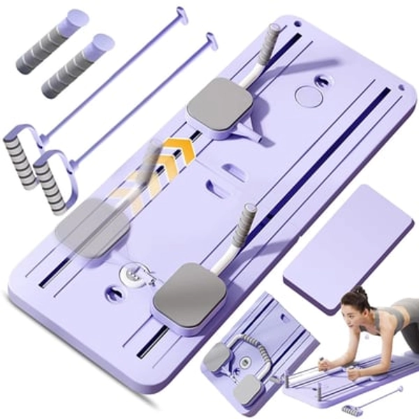 Pilates Board, Multifunctional Abdominal Board, Ab Core Trainer, Ab Trainer Machine, Ab Board, Exercise Board, Abs Workout Equipment, Core Workout Equipment Purple