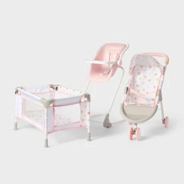 gigglescape Baby Doll Nursery Bundle for 14" 16" Dolls
