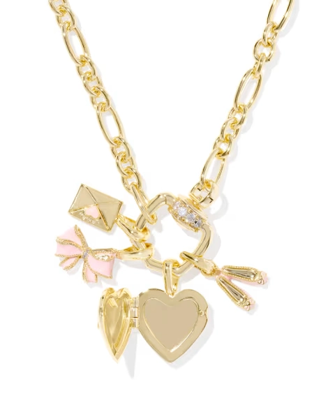 Kendra Scott x LoveShackFancy Gold Charm Necklace 