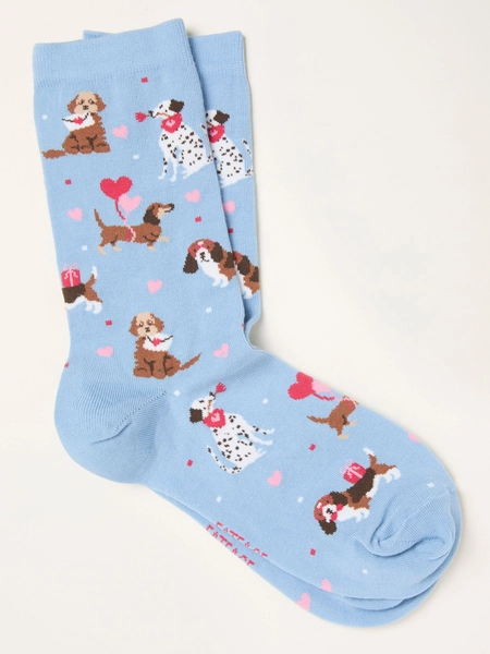 Blue Dog Socks