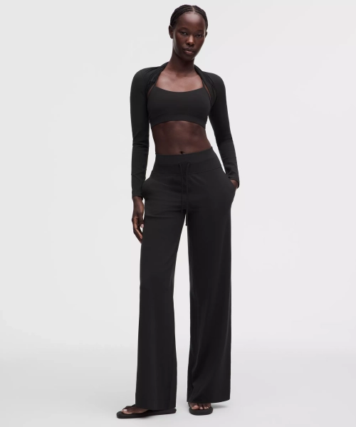 Groove High-Rise Wide-Leg Pant *Short - Black - 0
