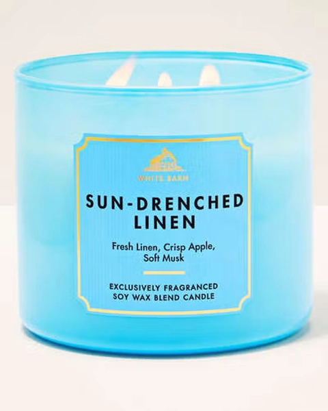 Sun-Drenched Linen 3-Wick Candle