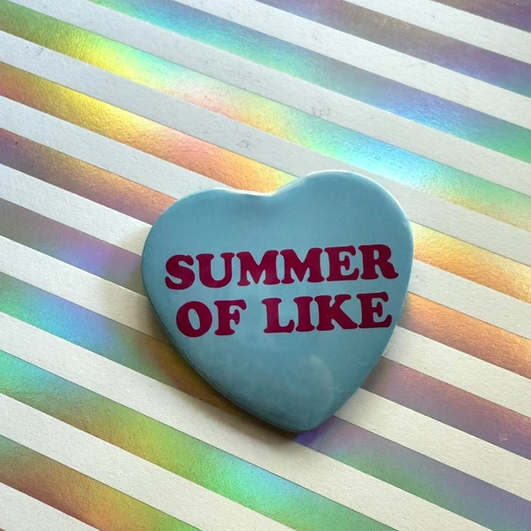 Listing is for one 2 inch heart shaped summer of...