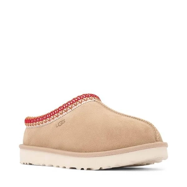 Womens UGG Tasman II Slipper - Sand / Dark Cherry - Size 9