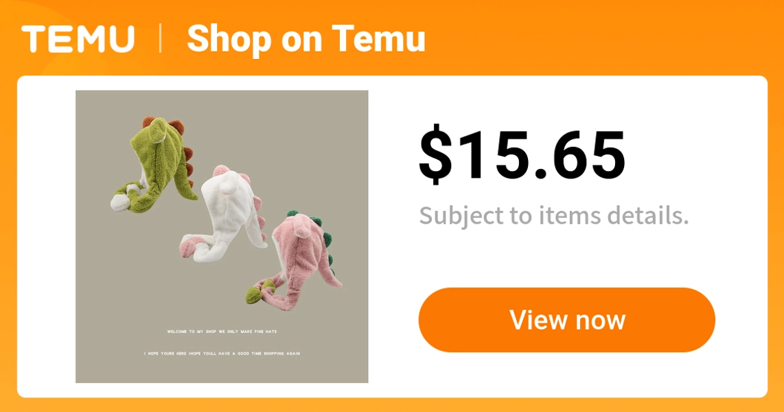 Temu Dino hat 2