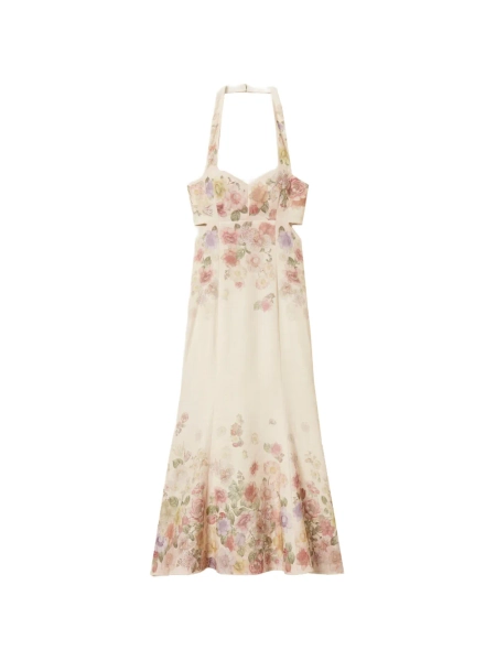 TWINSET robe fleurie à découpes | 38
