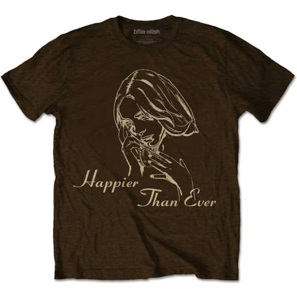 Billie Eilish Happier Than Ever Slim Fit T-Shirt