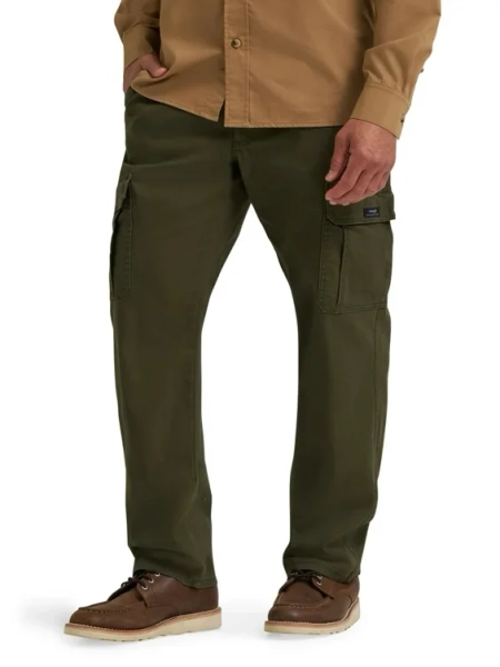 Wrangler Men's and Big Men's Relaxed Fit Cargo Pants With Stretch