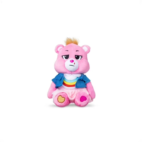 Care Bears x Stranger Things Fun Size Plush - Cheer Bear as Eleven