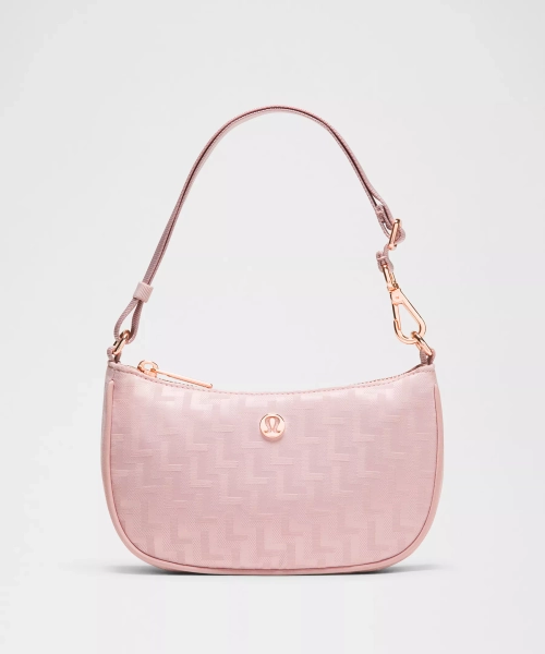 City Essentials Mini Shoulder Bag 1L *L Monogram Jacquard - LLL Geo Pattern Jacquard Mink Berry - ONE SIZE