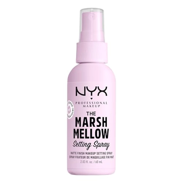 NYX PROFESSIONAL MAKEUP Marshmellow Makeup Setting Spray, Matte Setting Spray Mist for 16HR Make Up Wear - Long-Lasting, Vegan Formula