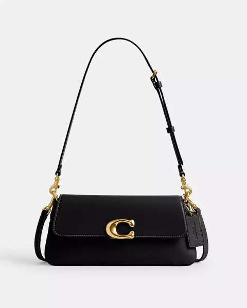 Brass/Black Jet Shoulder Bag