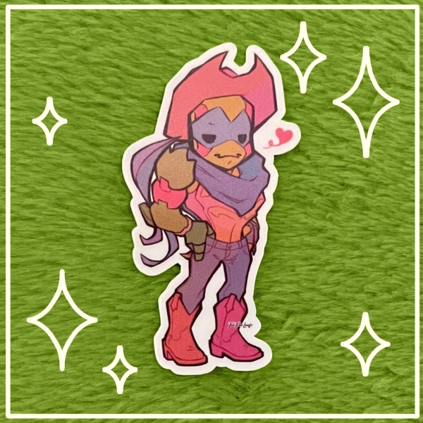 ROTTMNT Chibi Yeehaw Peepaw Sticker | TeaTreeLeafs
