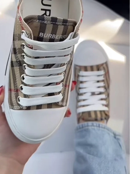 Burberry Women's Check Sneakers