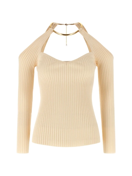 Elisabetta Franchi pull à découpes | 38