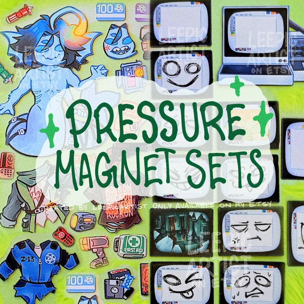 ⭐️⭐️Pressure Dress-up Magnet Sets! -- Sebastian & Painter