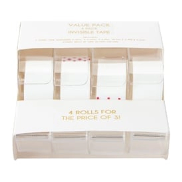 Invisible Tape Value 4-Pack | Five Below