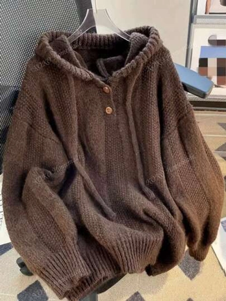 Contrast Color Casual Pullover Sweater
