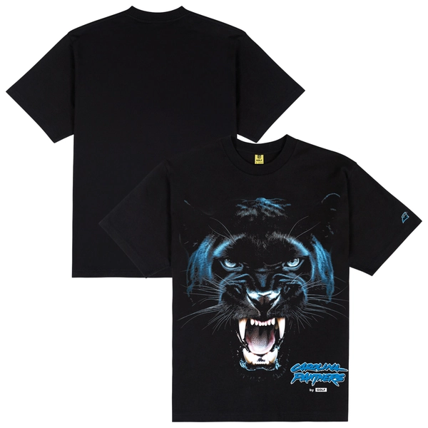 Men's Carolina Panthers GOLF WANG Black Animal T-Shirt